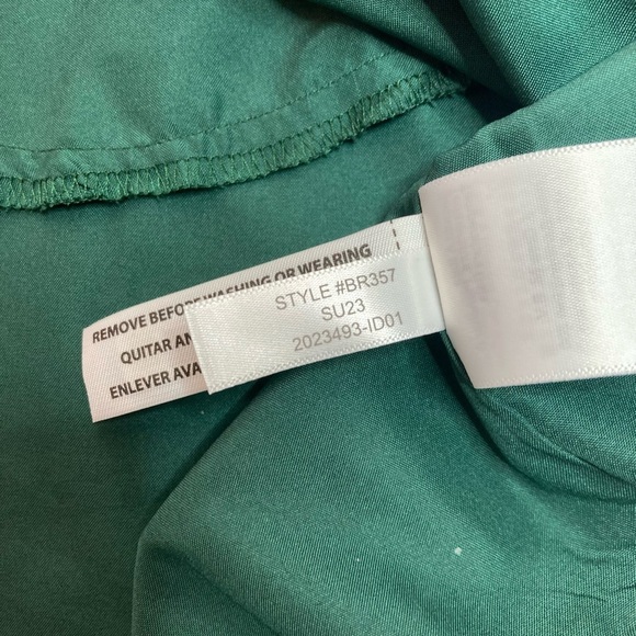 J.Crew Factory Floral Print Ruffle V-neck Mini Dress - Picture 12 of 14